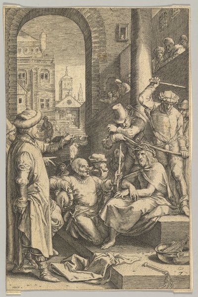La Coronación de Espinas, de La Pasión de Cristo, ca. 1623 de Ludovicus Siceram