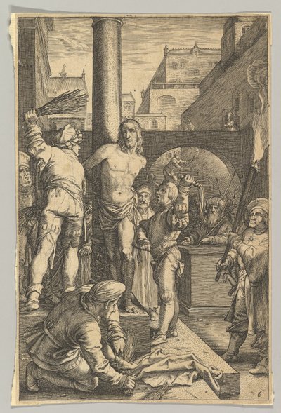 La flagelación, de La Pasión de Cristo de Ludovicus Siceram