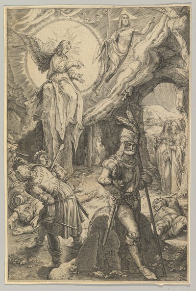 La Resurrección, de La Pasión de Cristo, ca. 1623 de Ludovicus Siceram
