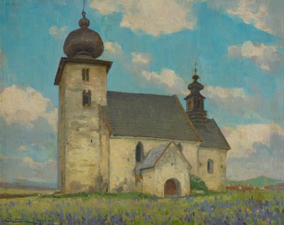 Iglesia gótica del Espíritu Santo en Žehra de Ludovit Cordak