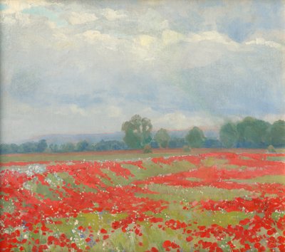 Paisaje, c.1900 (óleo) de Ludovit Cordak
