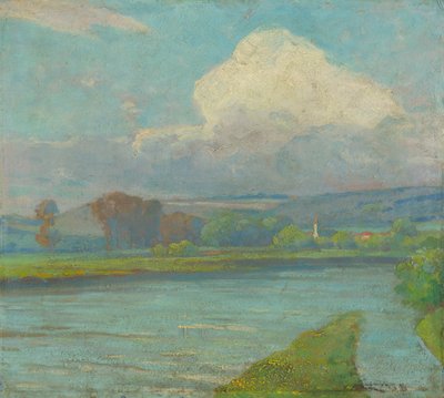 Paisaje con río de Ludovit Cordak