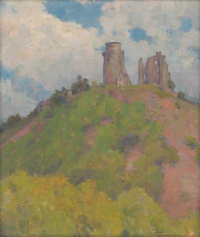 Ruinas del castillo de Slanec de Ludovit Cordak