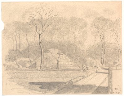 Casa en la entrada de un bosque de Ludvig Find