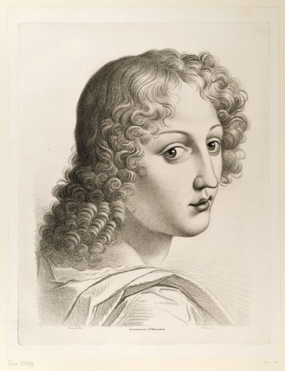 Cabeza de un ángel de Ludwig Buchhorn
