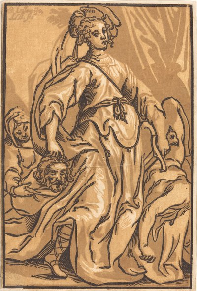 Judith y Holofernes de Ludwig Büsinck after Georges Lallemand