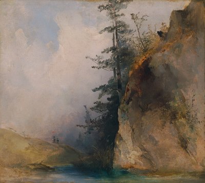 Felsabhang am Bach de Ludwig Czerny