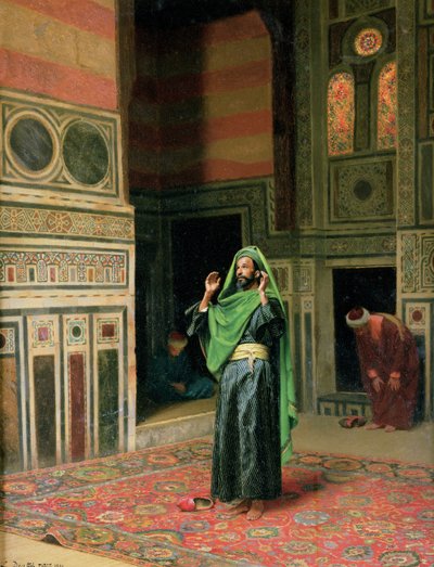 En la mezquita de Ludwig Deutsch