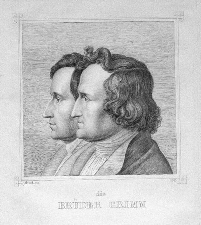 Jacob y Wilhelm Grimm, 1843 de Ludwig Emil Grimm