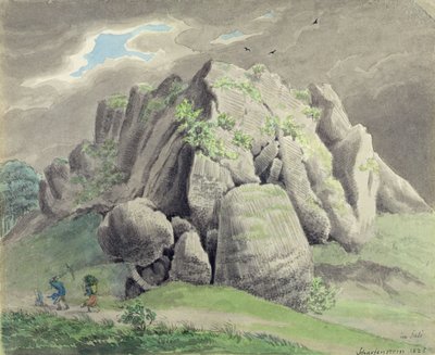Scharfenstein cerca de Gudensberg de Ludwig Emil Grimm
