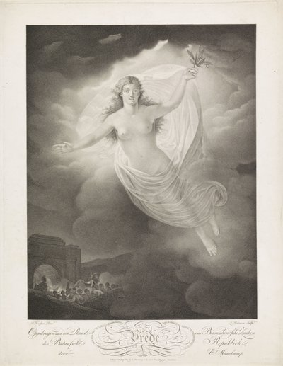 Alegoría del Tratado de Amiens, 1802
Paz (título en el objeto) de Ludwig Gottlieb Portman