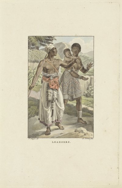 Residentes de la costa de Loango-Angola
Peculiaridades (título en el objeto) de Ludwig Gottlieb Portman