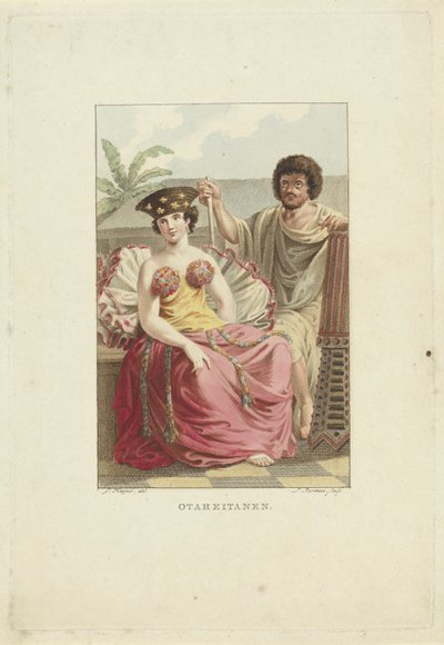 Habitantes de la isla de Otaheite (Tahití)
Otaheitans (título en el objeto) de Ludwig Gottlieb Portman