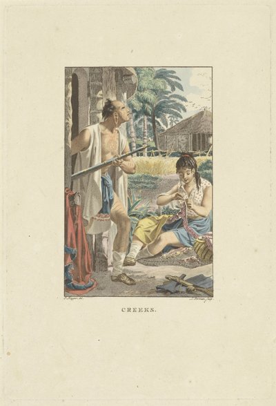 Pareja en su cabaña en el campo
Arroyos (título en el objeto) de Ludwig Gottlieb Portman