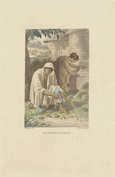 Mandinka, habitantes de África Occidental
Mandinguezen (título en el objeto) de Ludwig Gottlieb Portman