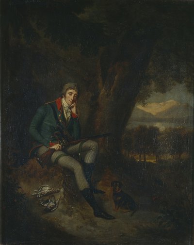 Retrato del Conde Nikita Petrovich Panin 1770-1837 en traje de caza de Ludwig Guttenbrunn