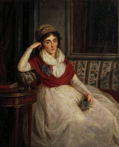 Retrato de la Princesa Ekaterina Ilyinichna Golenishcheva-Kutuzova 1754-1824, 1797 de Ludwig Guttenbrunn