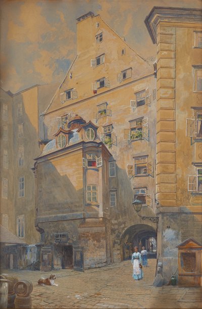 Dreifaltigkeitshof en Viena de Ludwig Hans Fischer
