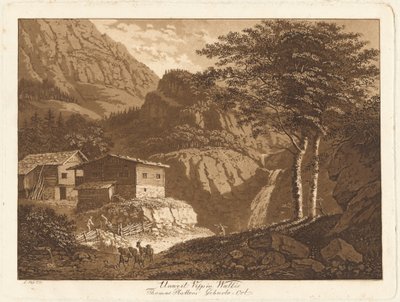 Unweit Visp in Wallis / Thomas Platters Geburts Ort de Ludwig Hess
