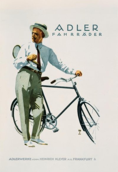 Bicicletas Adler de Ludwig Hohlwein