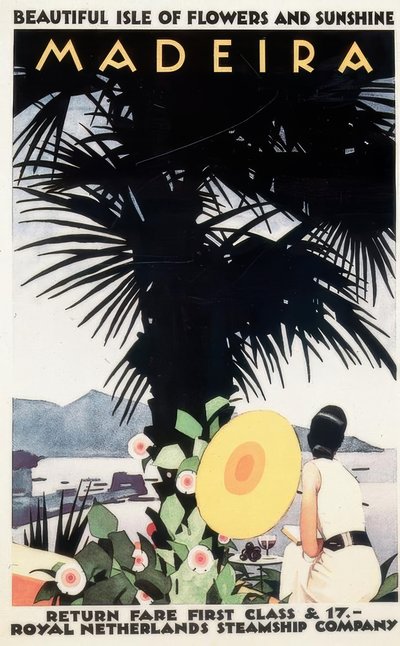 Hermosa isla de flores y sol MADEIRA de Ludwig Hohlwein