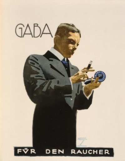 Gaba / Para el fumador de Ludwig Hohlwein