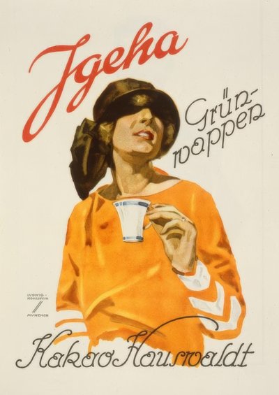 Cacao Igeha Grunwappen - Hauswaldt de Ludwig Hohlwein