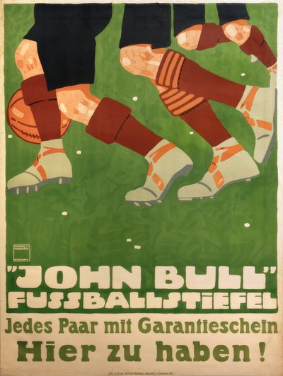 JOHN BULL BOTAS DE FÚTBOL. Cada par con certificado de garantía. ¡Aquí disponibles! de Ludwig Hohlwein