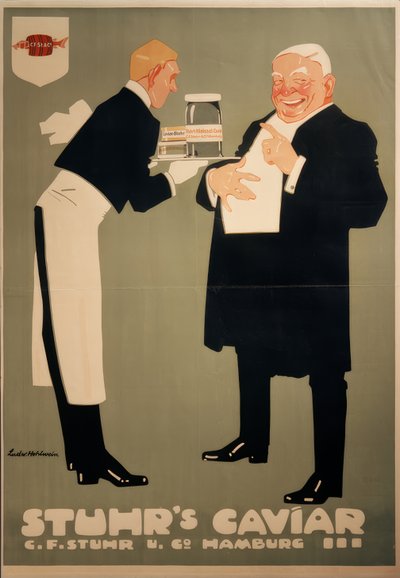Alimentos / Caviar (huevas limpias y saladas) de Ludwig Hohlwein