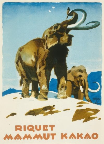 Riquet cacao Mammut de Ludwig Hohlwein