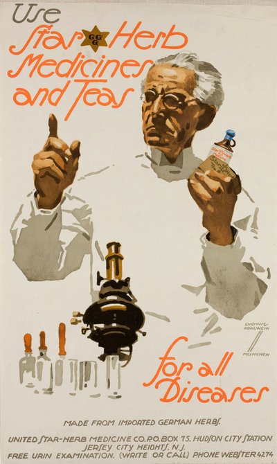 Usa hierbas medicinales y tés de estrella - para todas las enfermedades de Ludwig Hohlwein