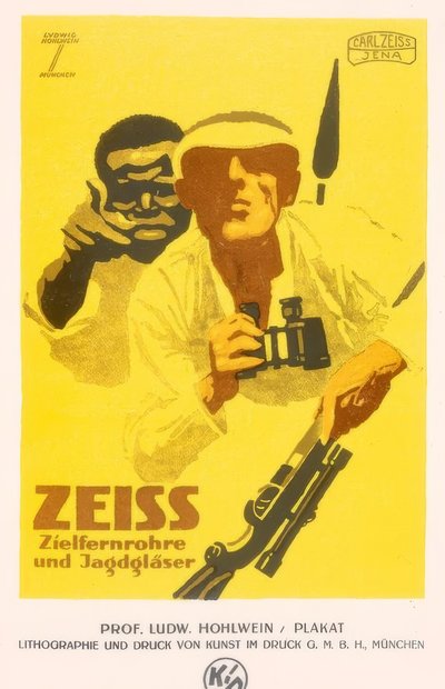 Telescopios y binoculares de caza Zeiss de Ludwig Hohlwein