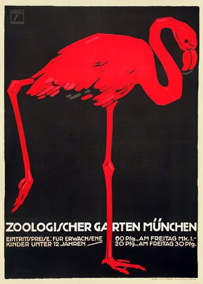 Jardín zoológico, Múnich de Ludwig Hohlwein