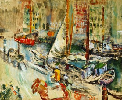 Fra Nyhavn, 1923 de Ludvik Peter Karsten