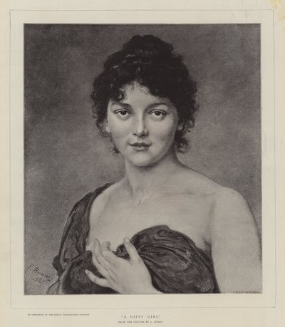 Una chica gitana de Ludwig Knaus