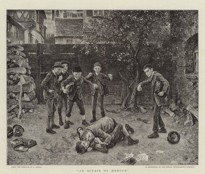 Un asunto de honor de Ludwig Knaus