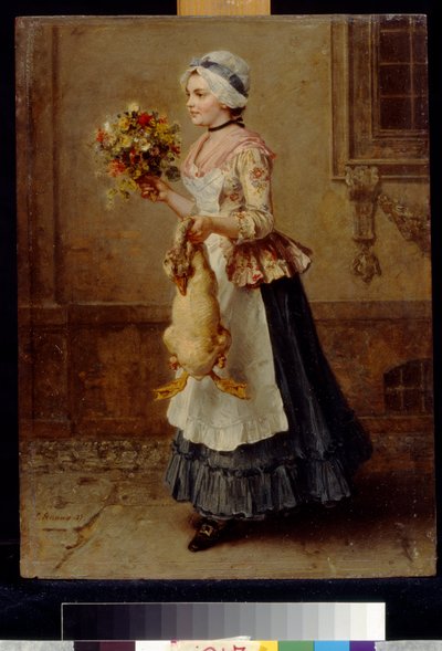 Con felicitaciones por Knaus, Ludwig (1829-1910) de Ludwig Knaus