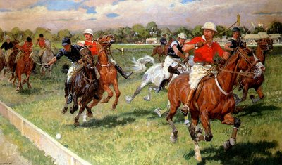Un juego de polo de Ludwig Koch