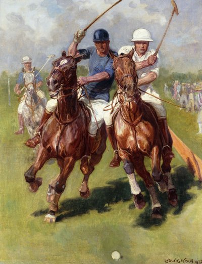 Un partido de polo de Ludwig Koch