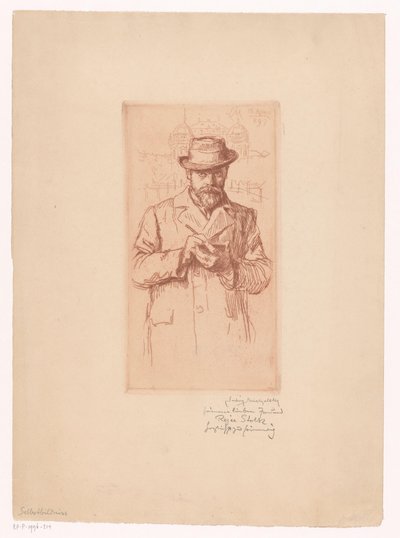 Autorretrato de Ludwig Michaleck de Ludwig Michalek