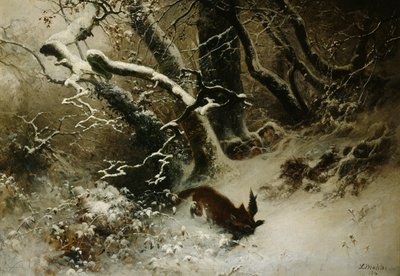 paisaje de invierno de Ludwig Munthe