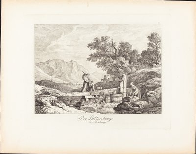 Der Lattenberg bei Salzburg de Ludwig Richter