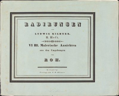 Vistas pintorescas de los alrededores de Roma de Ludwig Richter