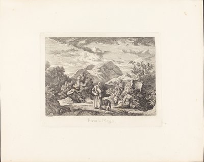Rocca di Mezzo de Ludwig Richter