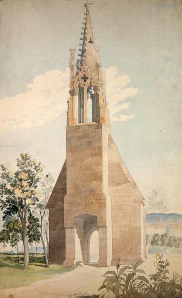 La Capilla Gótica cerca de Witzenhausen de Ludwig Sigismund Ruhl