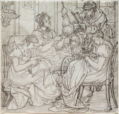 Familia Hottinger de Ludwig Vogel