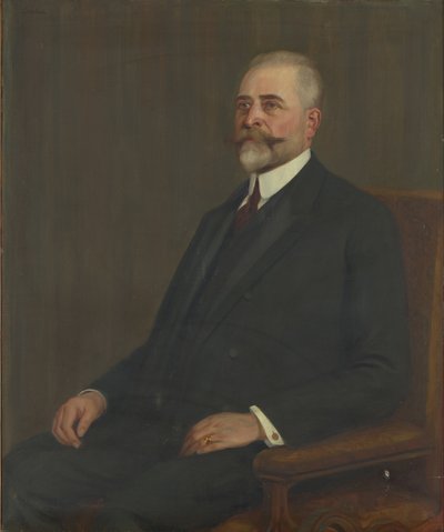 Su Excelencia Moritz Graf Vetter von der Lilie, 1901-1907 Presidente de la Cámara de Representantes de Ludwig Wieden