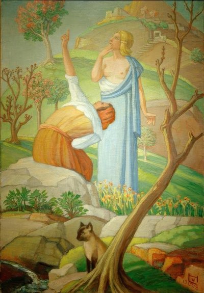 El halcón de Ludwig von Hofmann