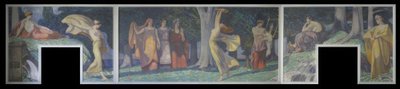 Danza de las musas de Ludwig von Hofmann