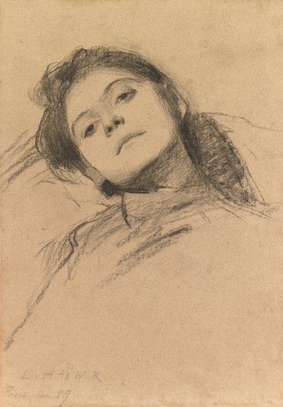 Estudio de una Chica de Ludwig von Hofmann